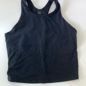 Athleta Girl High Neck Racerback Tank Top Size XL/14 lightly worn